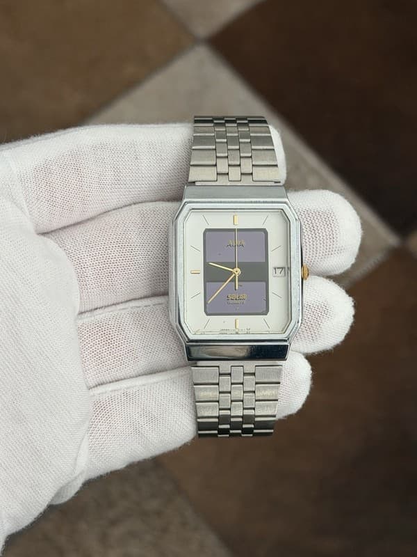 Rare Vintage Seiko Alba Solar Quartz V102-5070 Men’s Dress Sports Watch JDM 90s
