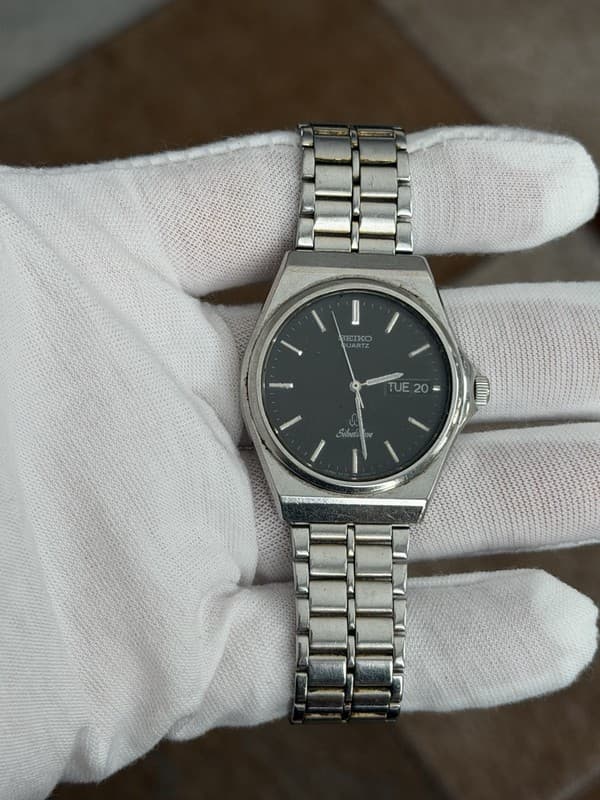 Rare Vintage Seiko Silver Wave 5933-700A Men’s Classic Quartz Watch JDM 1980s