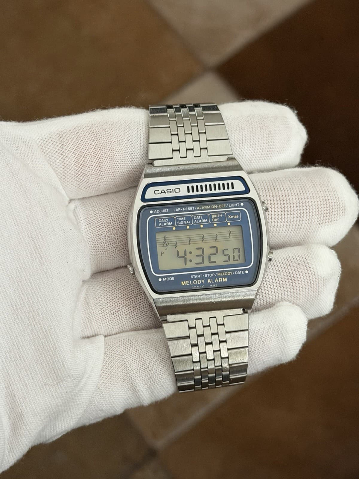 Rare Vintage Casio Melody H104 Men’s Digital Alarm Watch Module 82 JDM 1980s