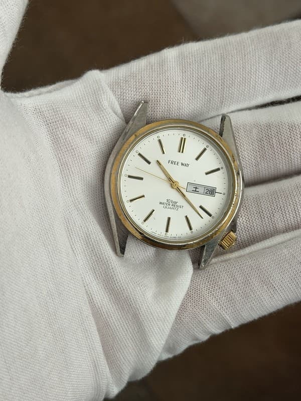 Rare Vintage Citizen Free Way Men’s Classic Quartz Dress Sports Watch JDM 1990s