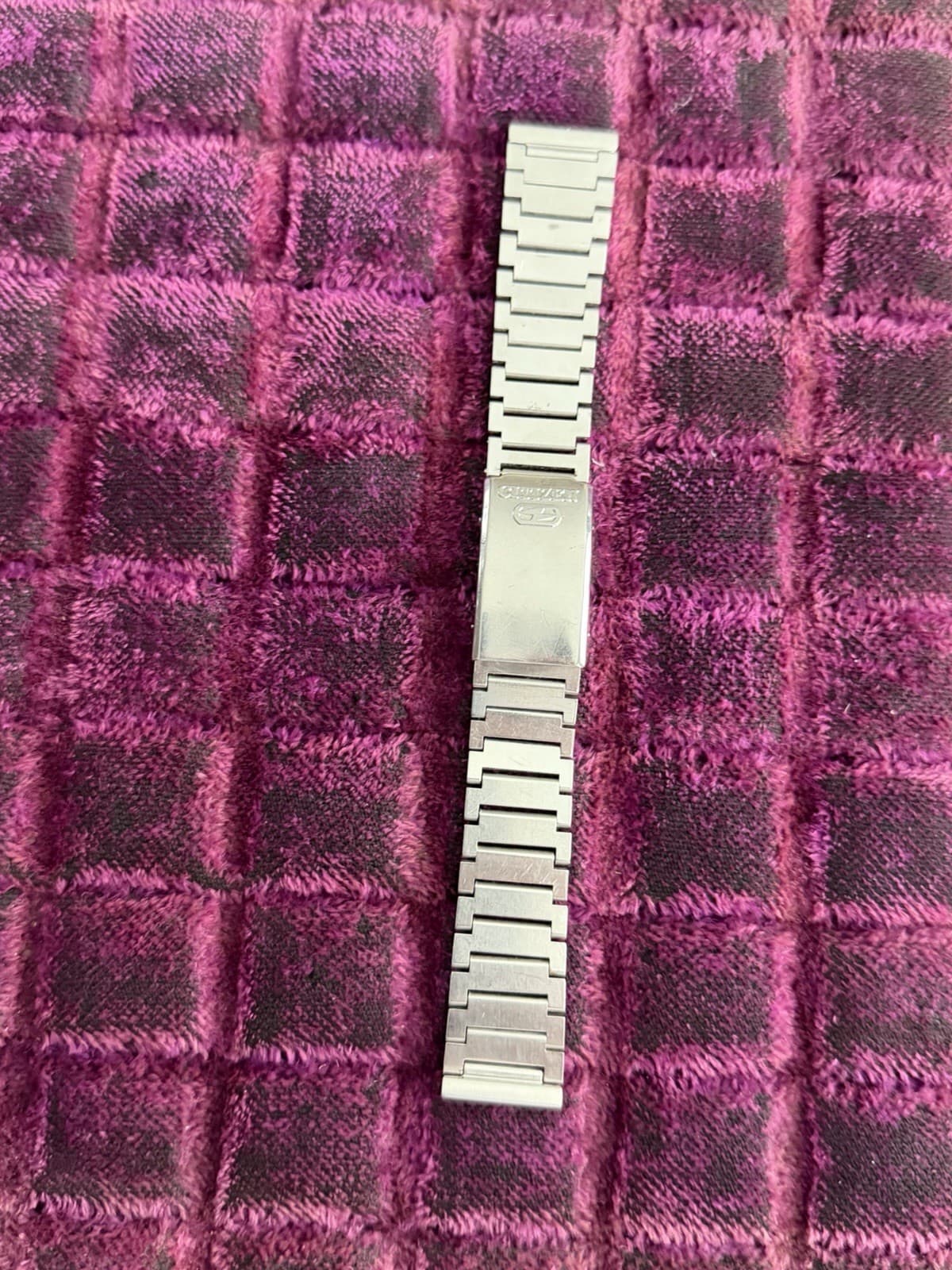 Vintage Citizen Cosmotron Stainless Steel Watch Band Bracelet 18mm JDM 1970s