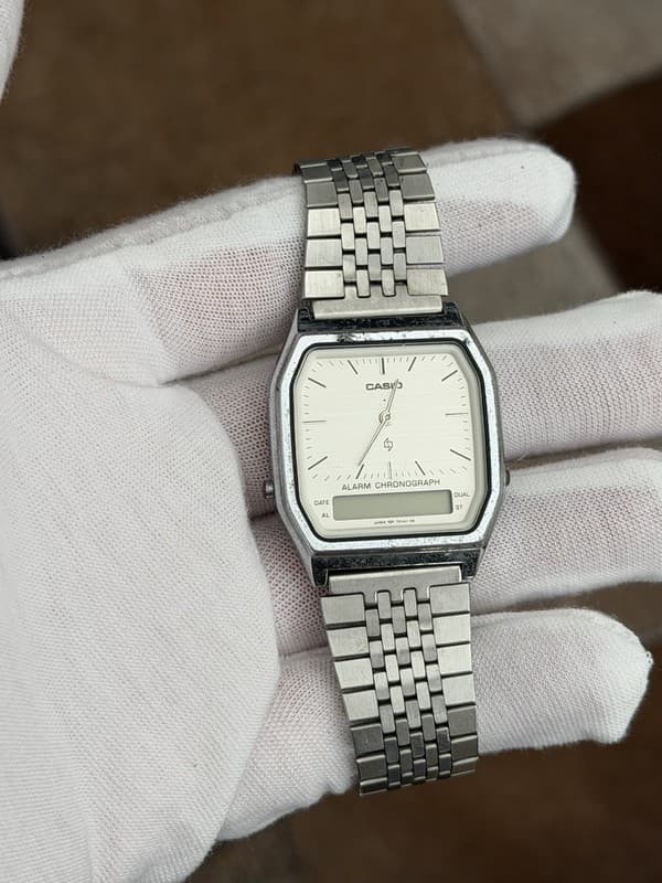 Rare Vintage Casio AQ-200 Men’s Ana-Digi Sports Watch JDM 1980s Module 303