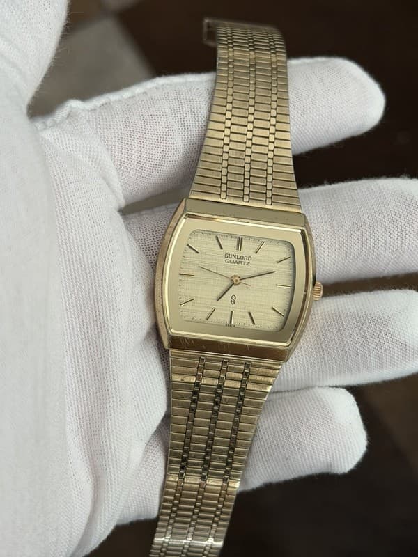 Rare Vintage Sunlord Men’s Classic Quartz Dress Watch JDM 1980s
