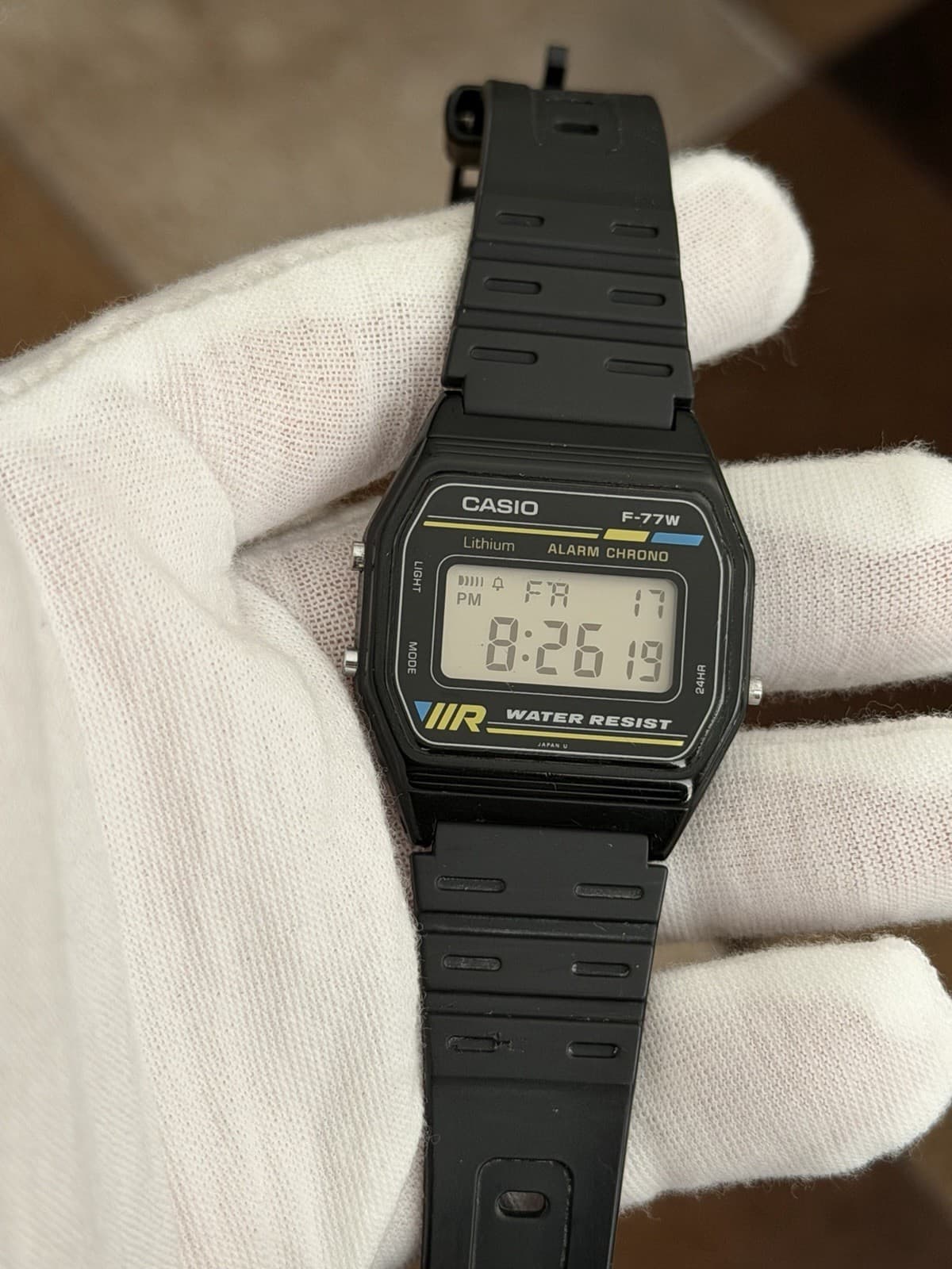 Rare Vintage Casio F-77W Men’s Digital Sports Watch JDM 1980s Module 587