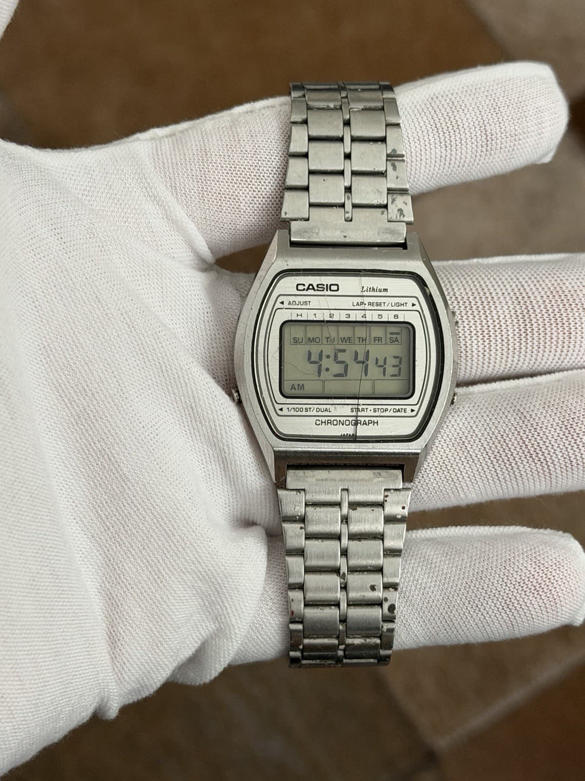 Rare Vintage Casio 95QS-36 Men’s Digital Chronograph Sports Watch JDM 1970s