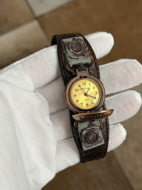 Vintage Monte Carlo Flip Top Quartz Watch