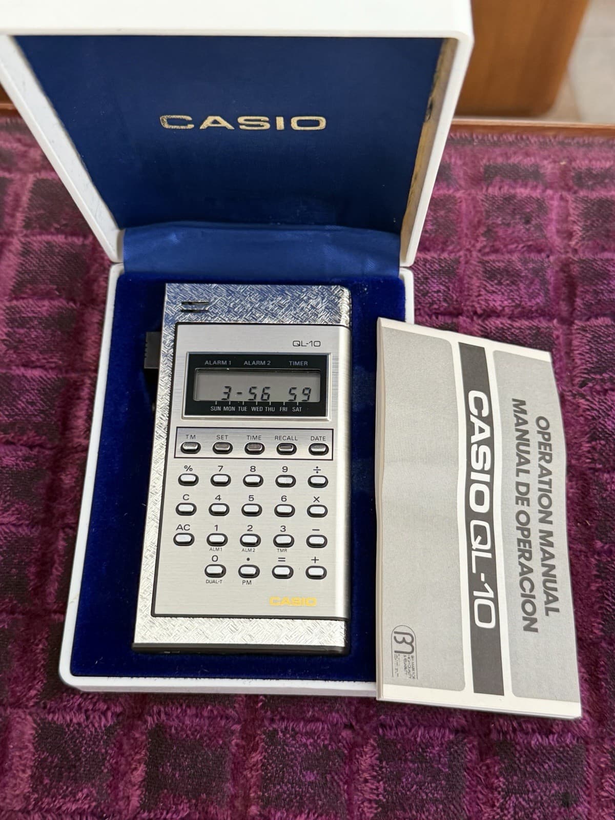 NOS Rare Vintage Casio QL-10 Calculator Lighter JDM 1980s