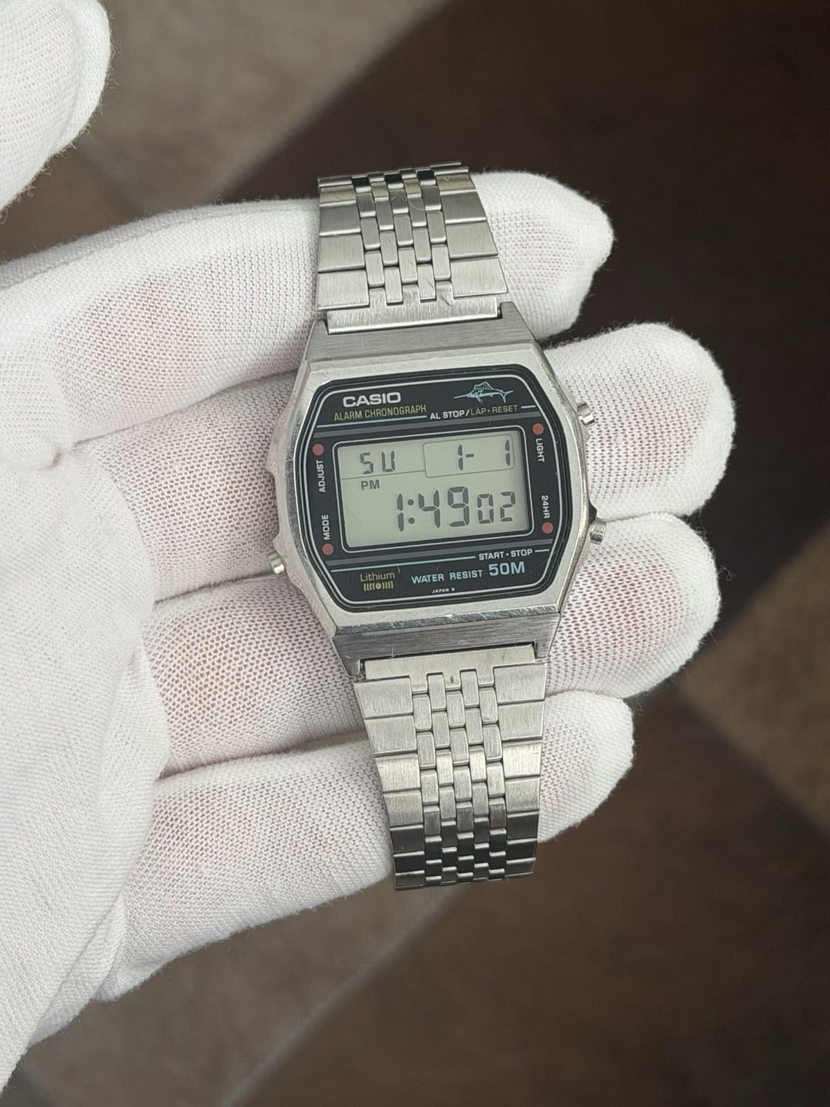Rare Vintage Casio Marlin W-36 Men’s Digital Sports Watch Module 248 JDM 1980s