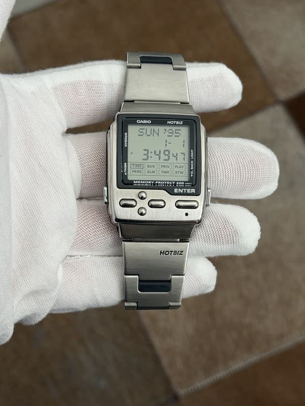 Rare Vintage Casio Hotbiz Memory Protect DB-2100 Men’s Digital Watch JDM 1990s