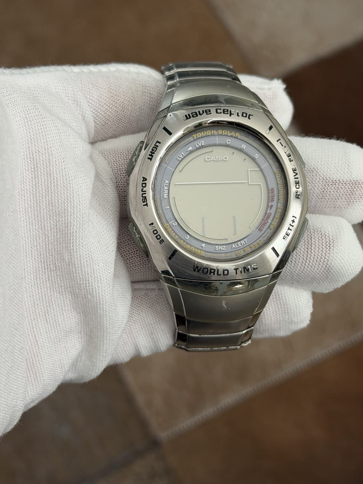 Rare Vintage Casio Wave Ceptor WV-110J Men’s Digital Solar Sports Watch JDM 90s