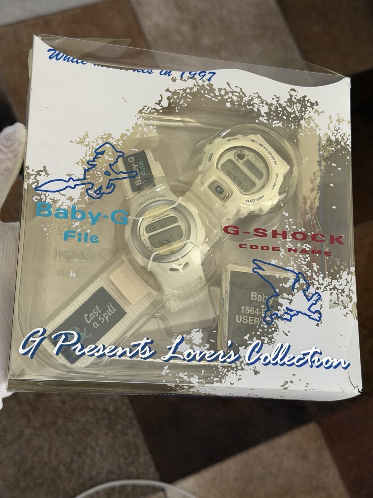 NOS Rare Vintage Casio G-Shock Lover’s Collection Dragon & Witch Two Watch Set