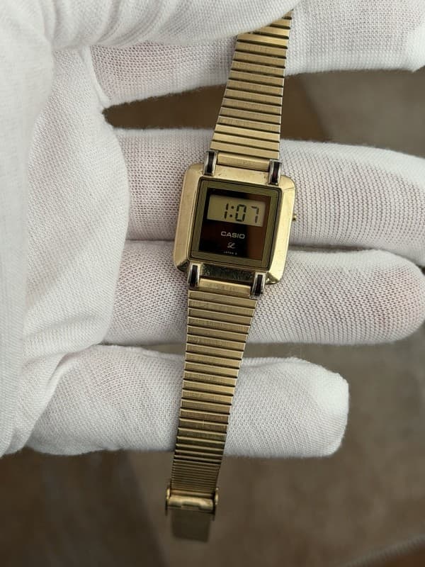 Rare Vintage Casio LF 450G Ladies Digital Watch Module 210 JDM 1980s