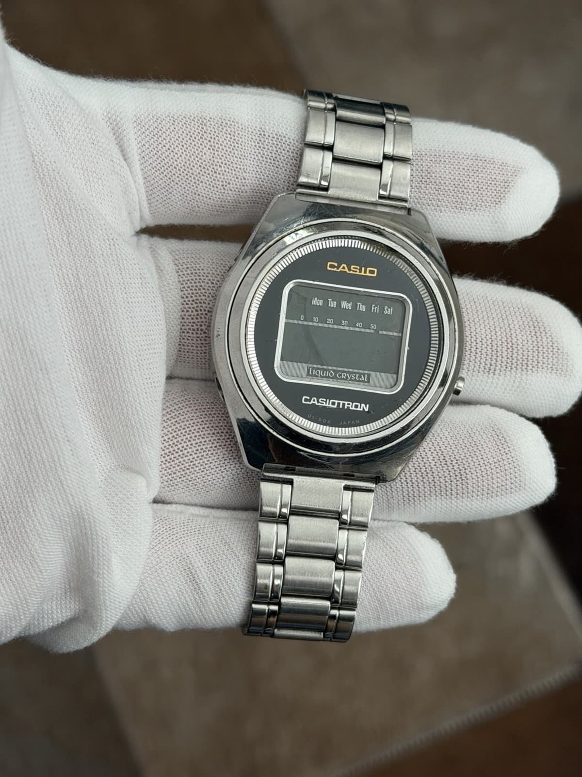 Rare Vintage Casio Casiotron 01-502 Men’s Digital Sports Watch JDM 1970s