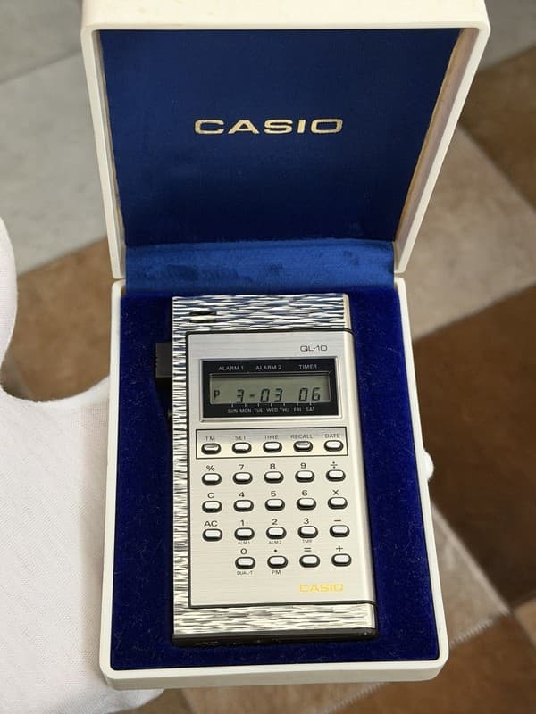 Rare Vintage Casio QL-10 Calculator Lighter JDM 1980s