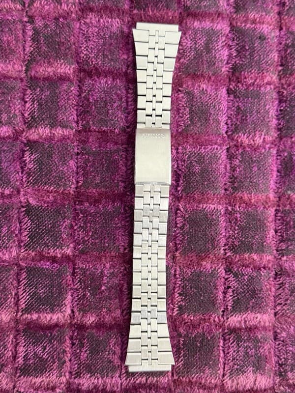 Vintage Seiko Stainless Steel Watch Band Bracelet GA01A 20mm JDM 1970s