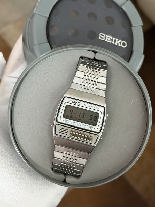 Rare Vintage Seiko Calculator Alarm C359-5000 Men’s Digital Watch JDM 1970s