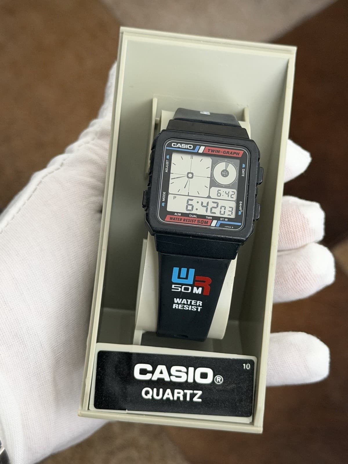 Rare Vintage Casio Twin Graph AE-20W Men’s Digital Sports Watch JDM 1980s