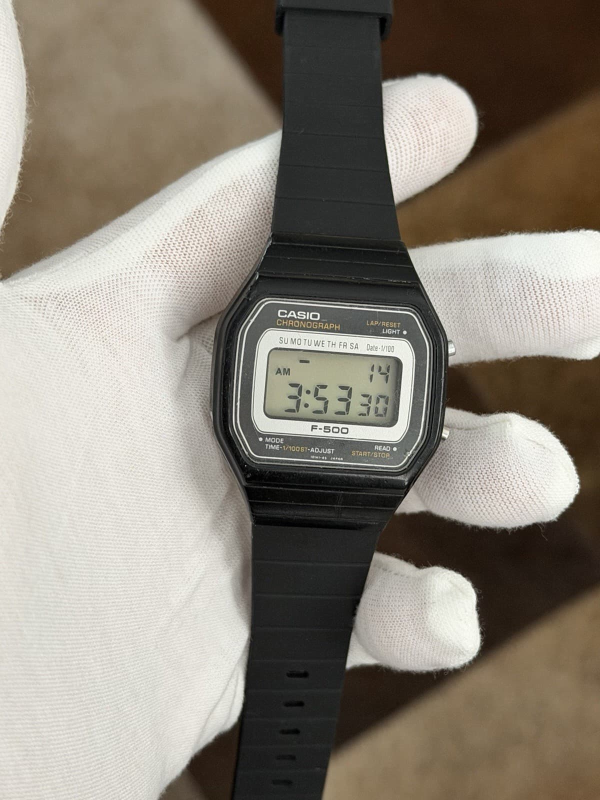 Rare Vintage Casio F-500 Men’s Digital Sports Watch JDM 1970s Module 110