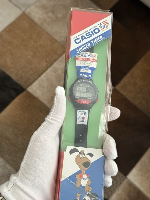 NOS Casio Soccer Timer SWC-10 World Cup USA 1994 Men’s Digital Sports Watch