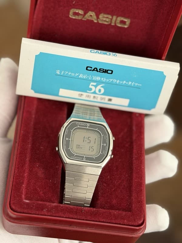 NOS Rare Vintage Casio Casiotron 56CS-52 Men’s Digital Sports Watch JDM 1970s