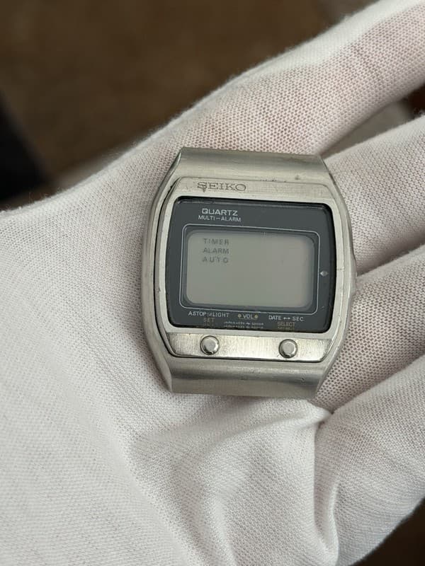 Rare Vintage Seiko Quartz Multi-Alarm A029-5000 Digital Sports Watch JDM 1970s