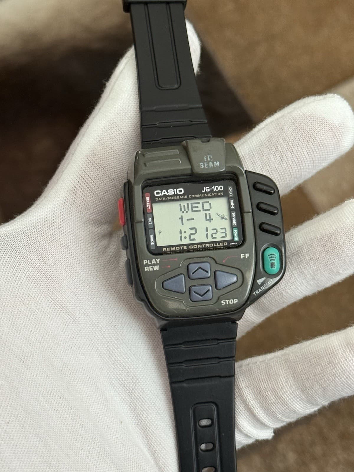 Rare Vintage Casio Super Cyber Cross JG-100 Men’s Digital Game Watch JDM 1990s