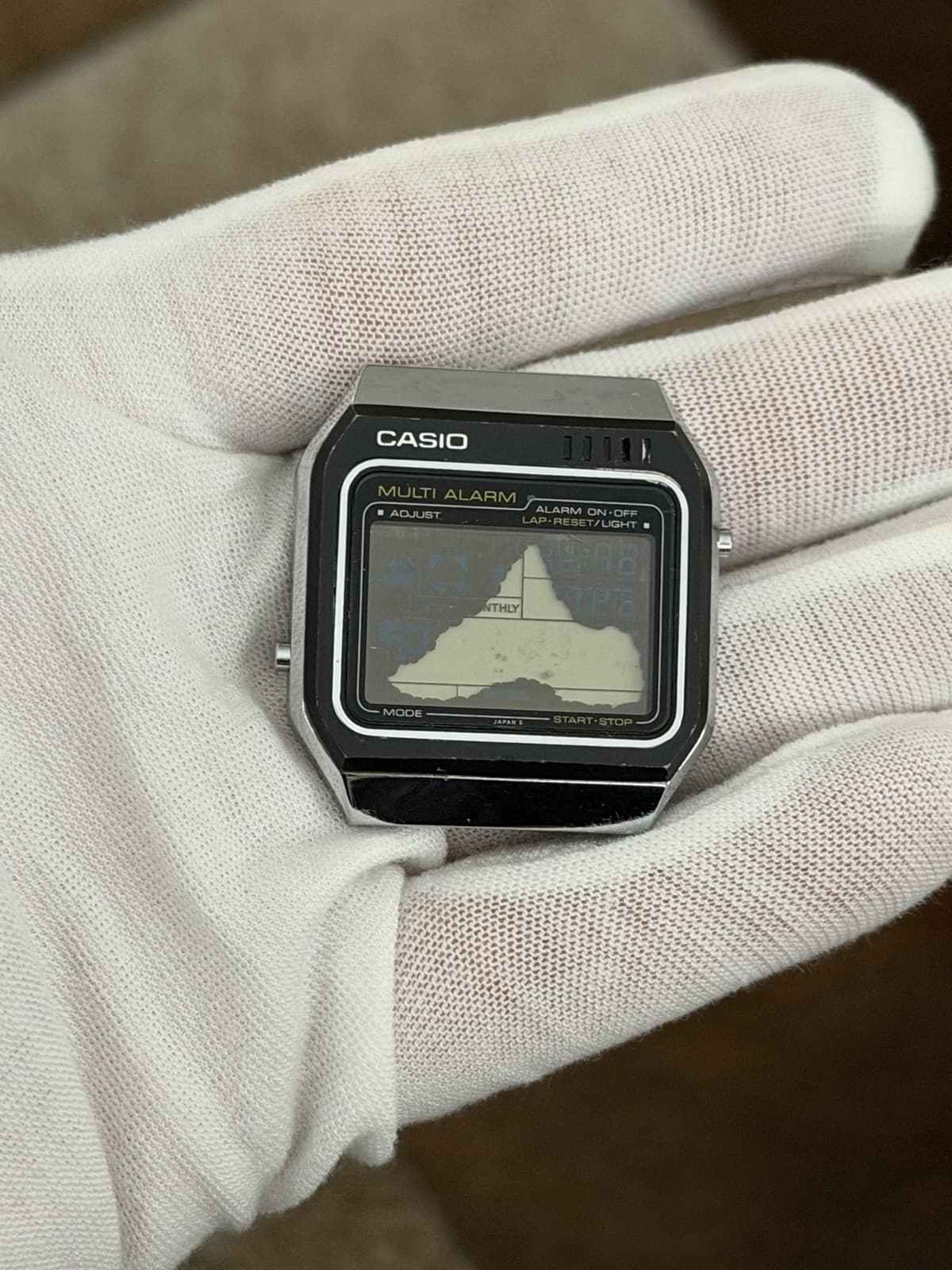 Rare Vintage Casio MM-400 Multi Alarm Melody Digital Watch Module 146 JDM 1980s
