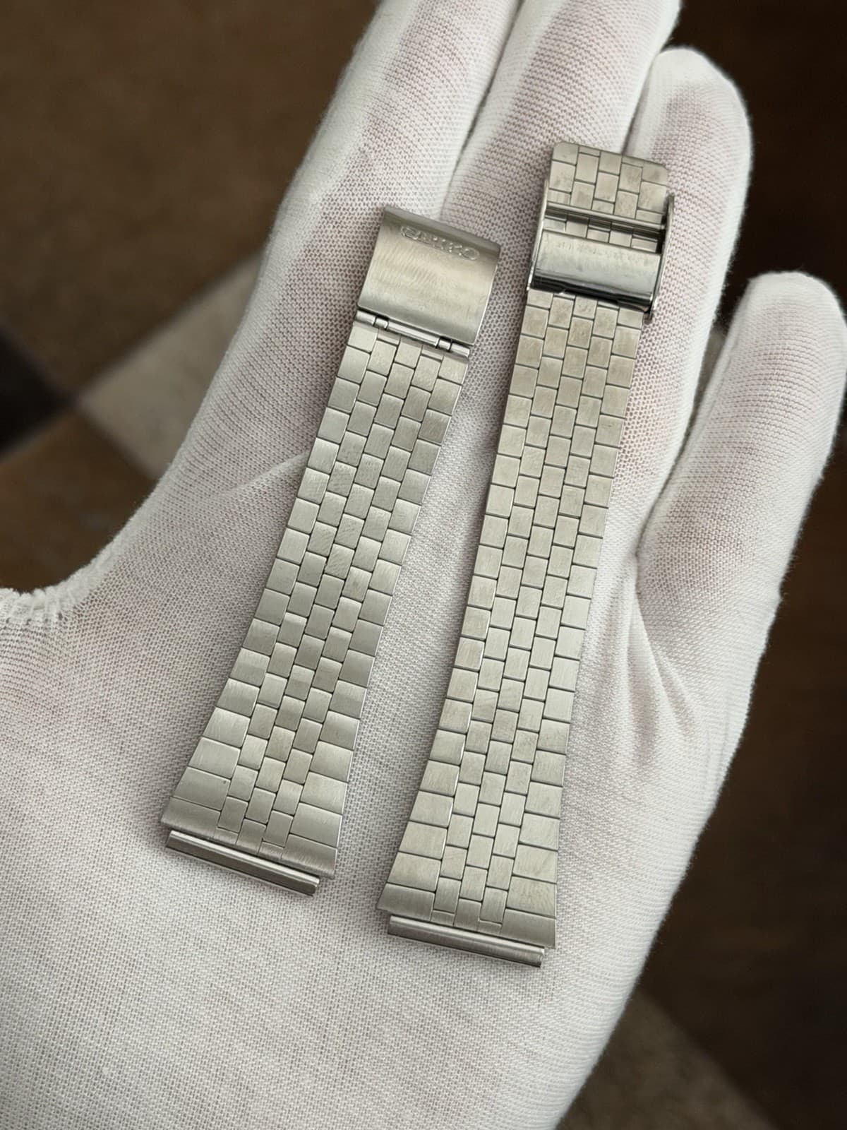 Vintage Seiko Stainless Steel Watch Band Bracelet XGA 540 20mm JDM 1970s