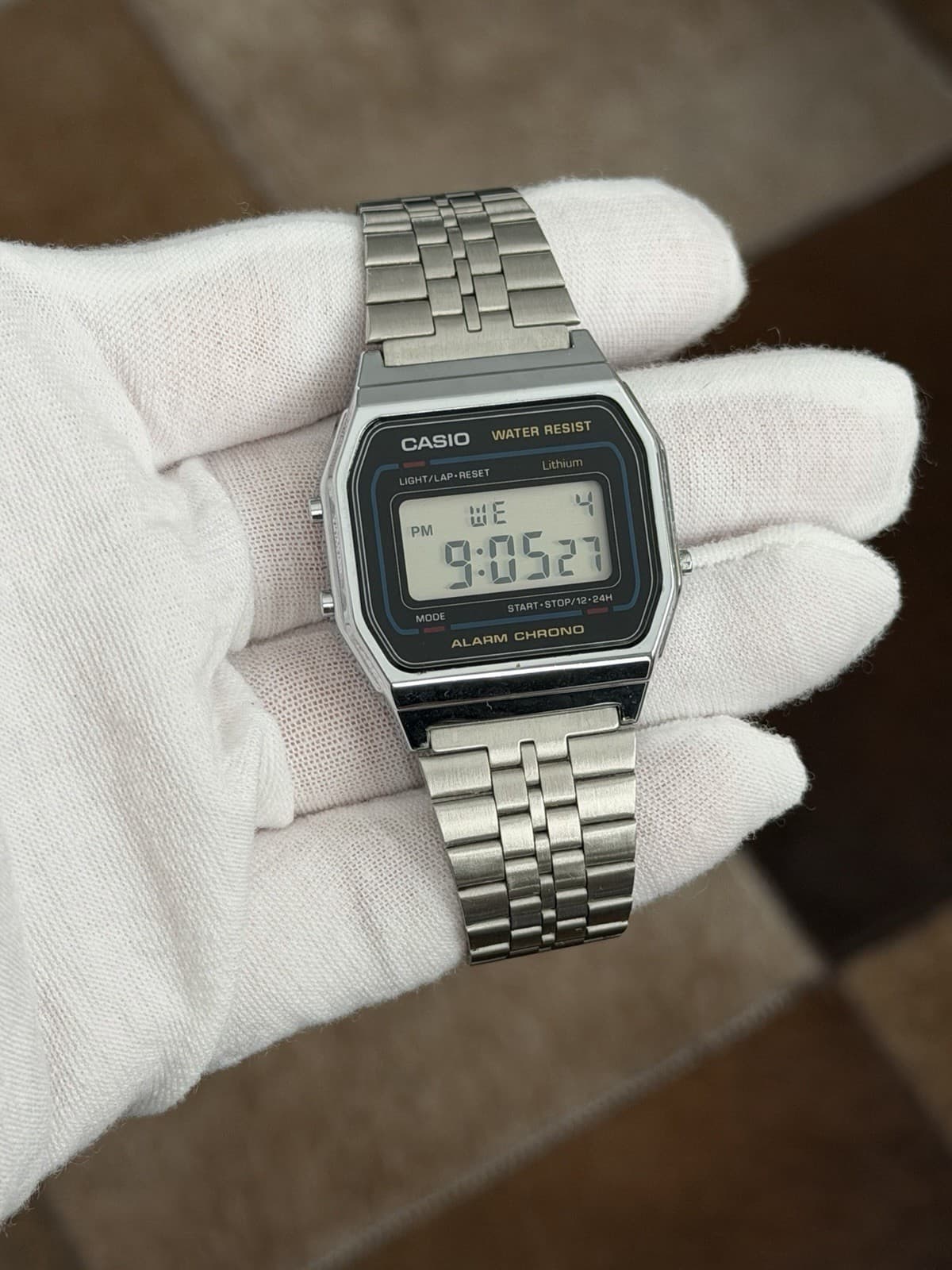 Rare Vintage Casio A155W Men’s Digital Sports Watch Module 593 JDM 1980s