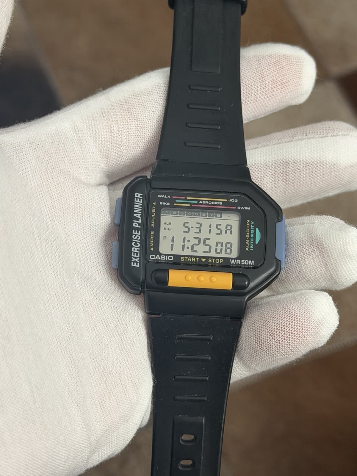 Rare Vintage Casio Exercise Planner EXP-10 Men’s Digital Sports Watch JDM 1990s