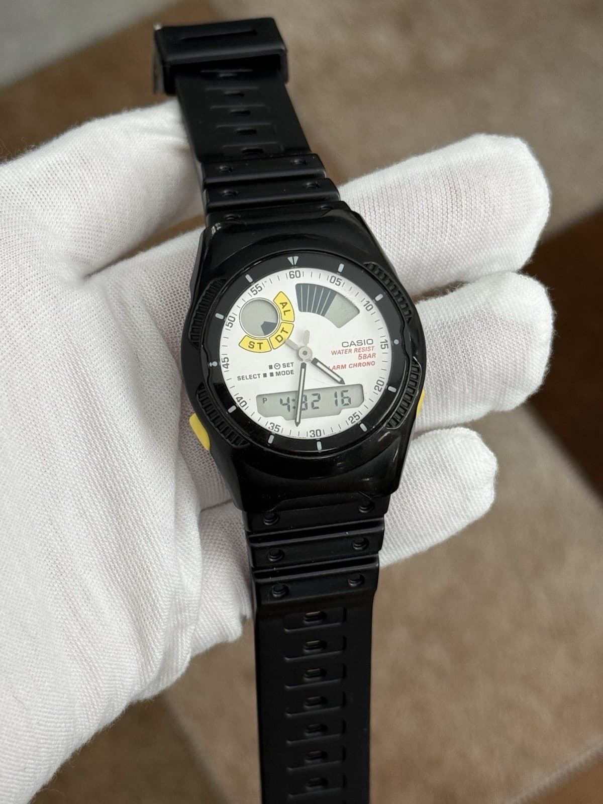 Rare Vintage Casio AW-38 Men’s Ana-Digi Sports Watch Module 747 JDM 1980s