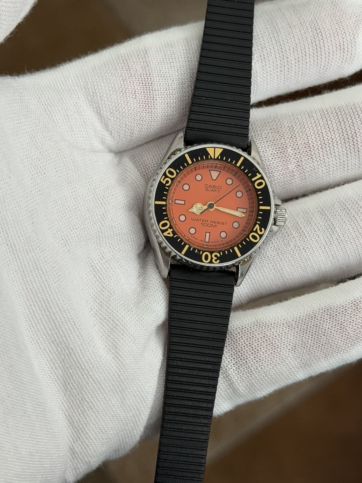 Rare Vintage Casio LQ-351W Ladies Diver Quartz Sports Watch JDM 1980s Module 337