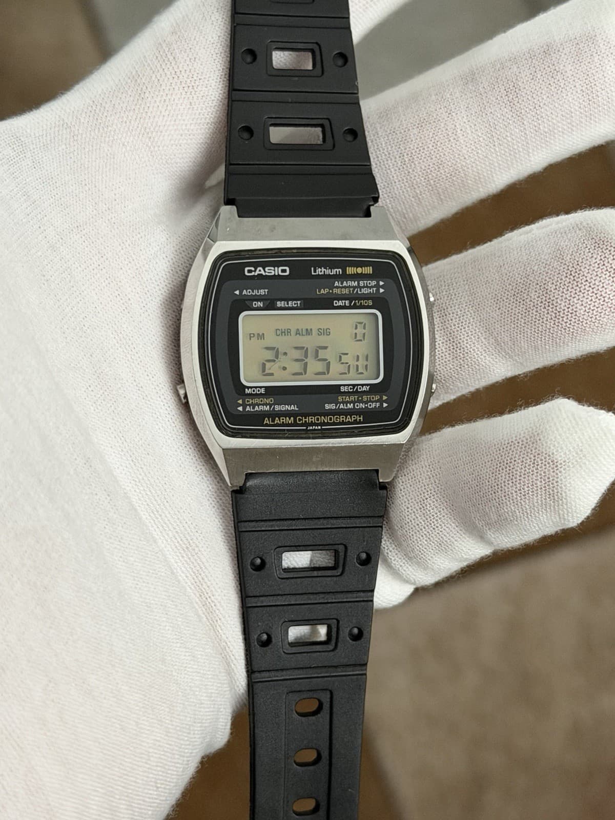 Rare Vintage Casio S007 Men’s Alarm Chronograph Digital Sports Watch JDM 1970s