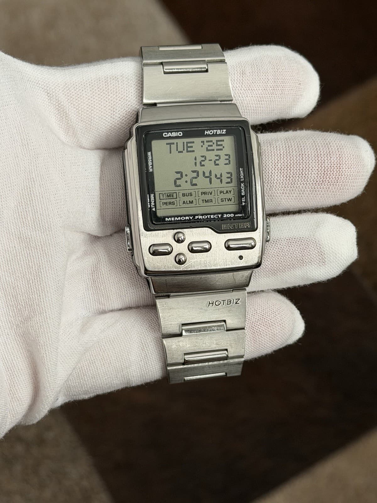 Rare Vintage Casio Hotbiz Memory Protect DB-2100 Men’s Digital Watch JDM 1990s