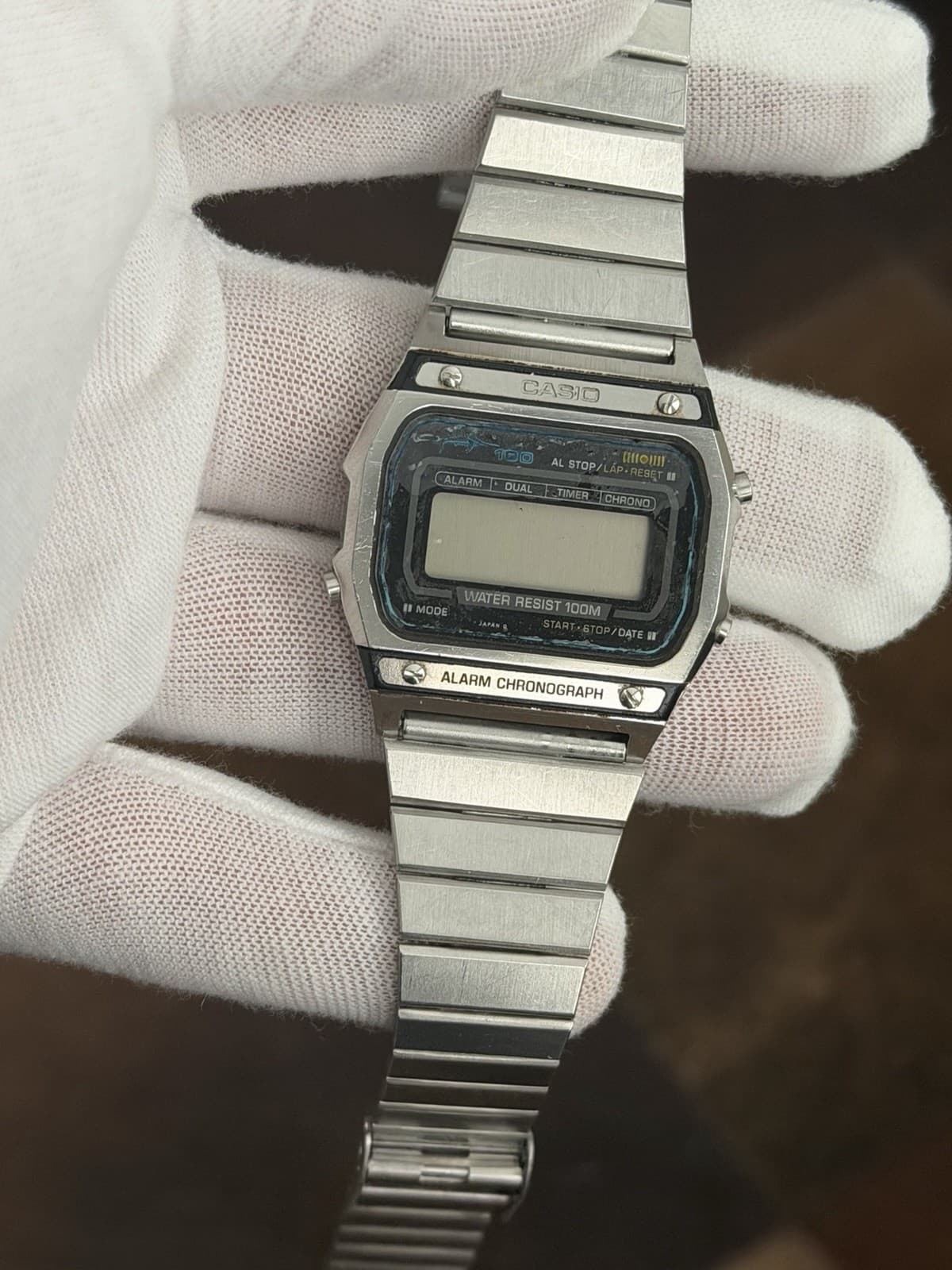 Rare Vintage Casio Marlin WS-710 Alarm Chronograph Digital Sports Watch JDM 80s