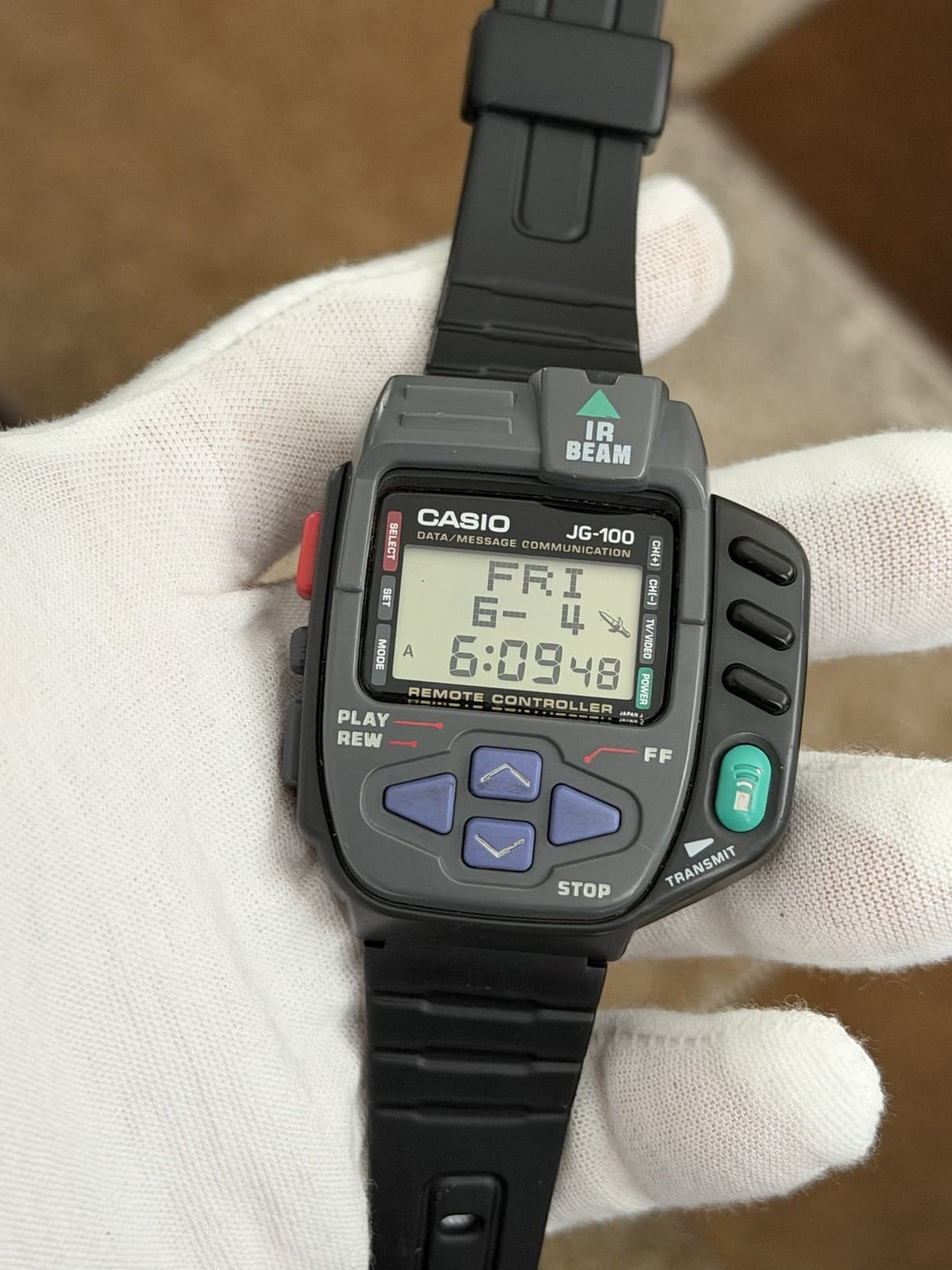 Rare Vintage Casio Super Cyber Cross JG-100 Men’s Digital Game Watch JDM 1990s