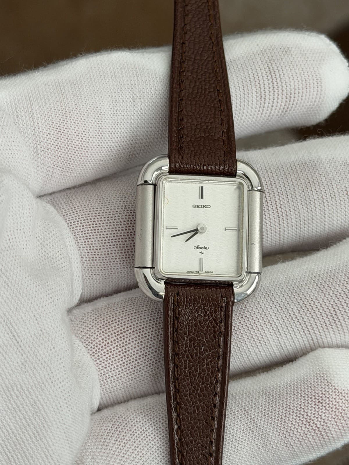 Rare Vintage Seiko Socie 1719-3000 14K WGP Manual Classic Dress Watch JDM 1960s