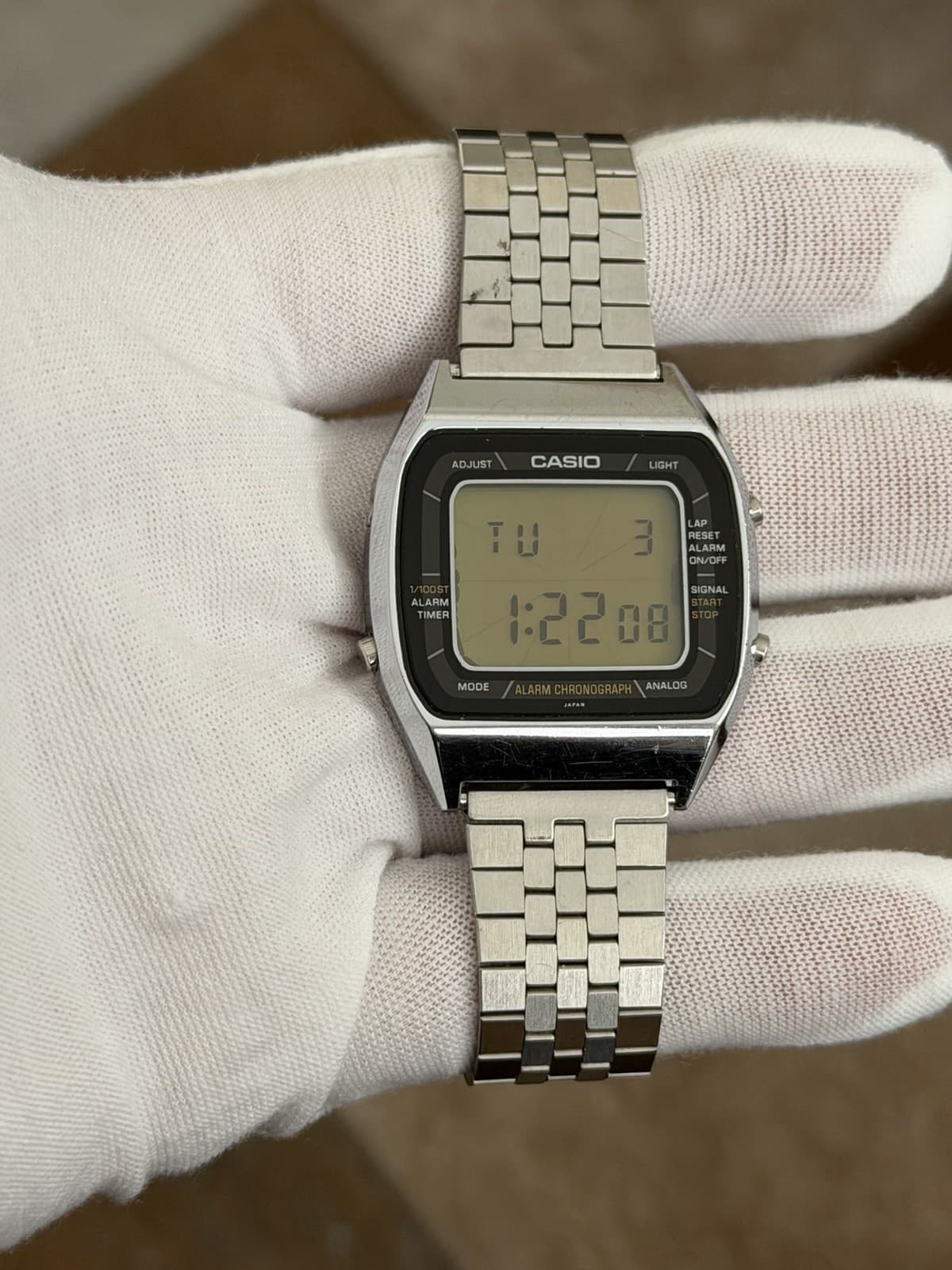 Rare Vintage Casio A201 “Blue Thunder” Men’s Digital Sports Watch JDM 1980s