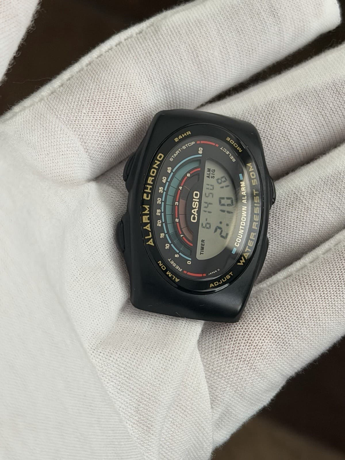 Rare Vintage Casio W-91 Men’s Digital Sports Watch Module 935 JDM 1980s