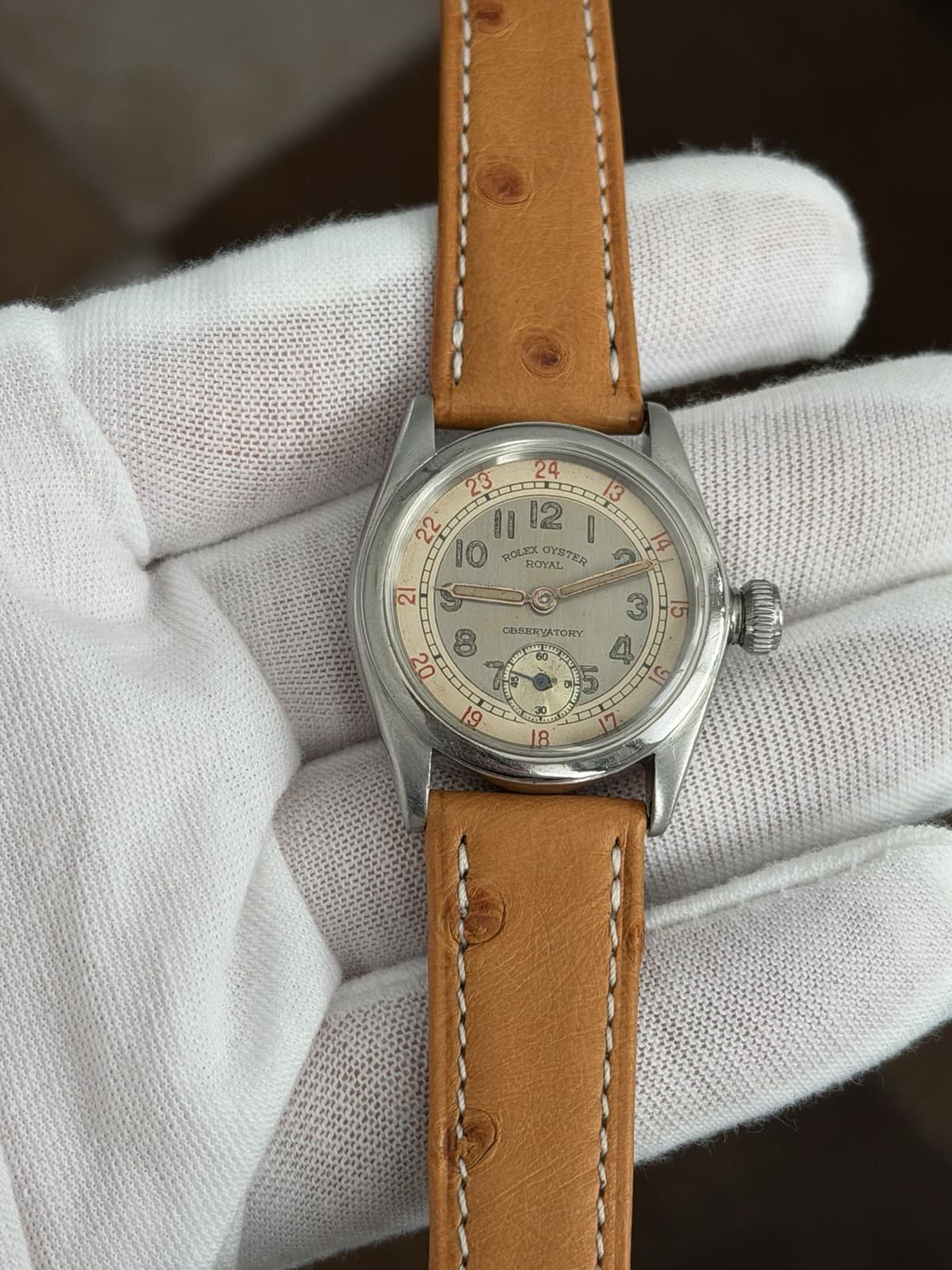 Vintage Rolex Oyster Royal Observatory WW2 Men’s Military Watch