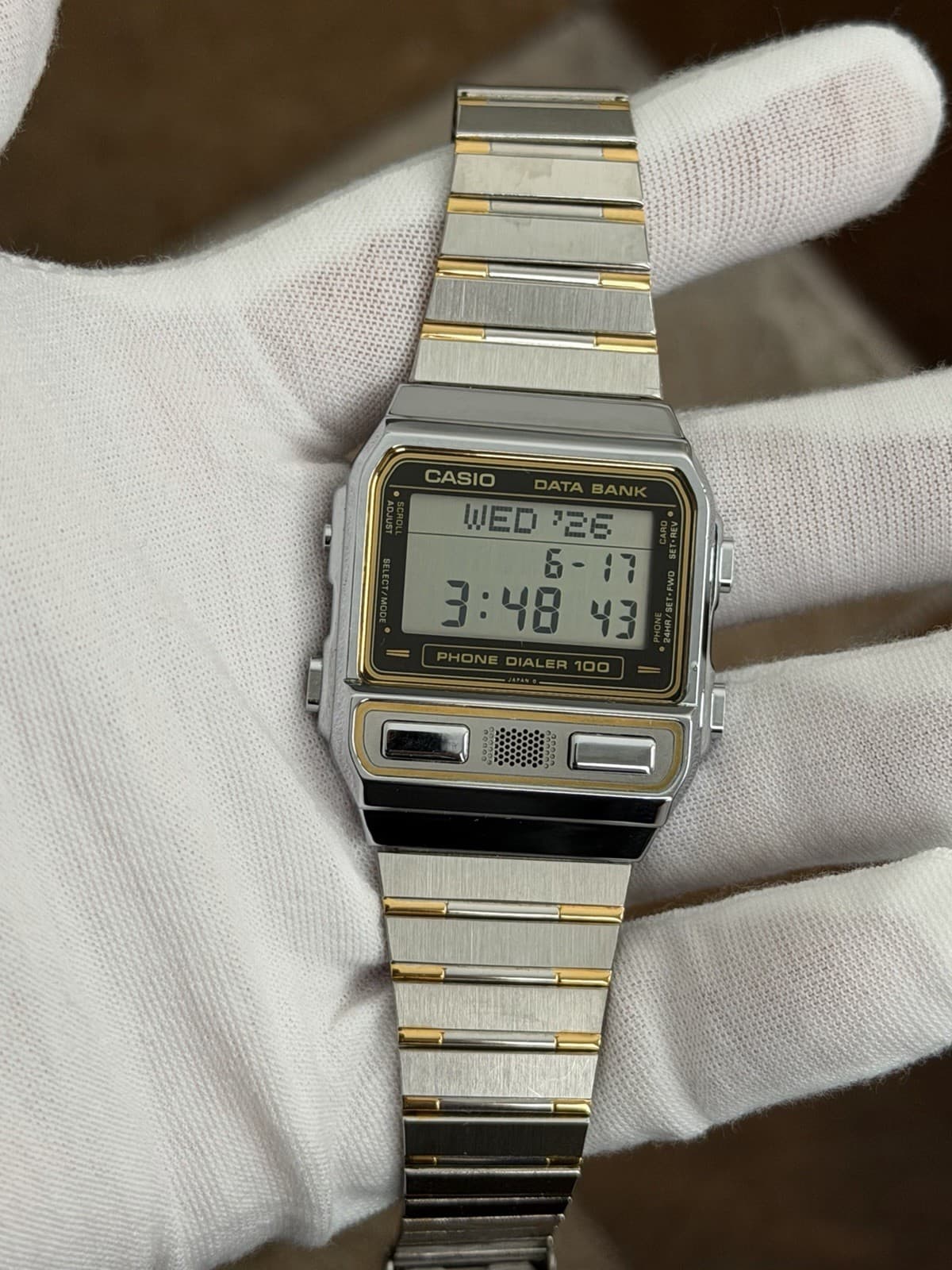 Rare Vintage Casio Phone Dialer 100 Databank DBA-900 Men’s Digital Watch JDM 80s