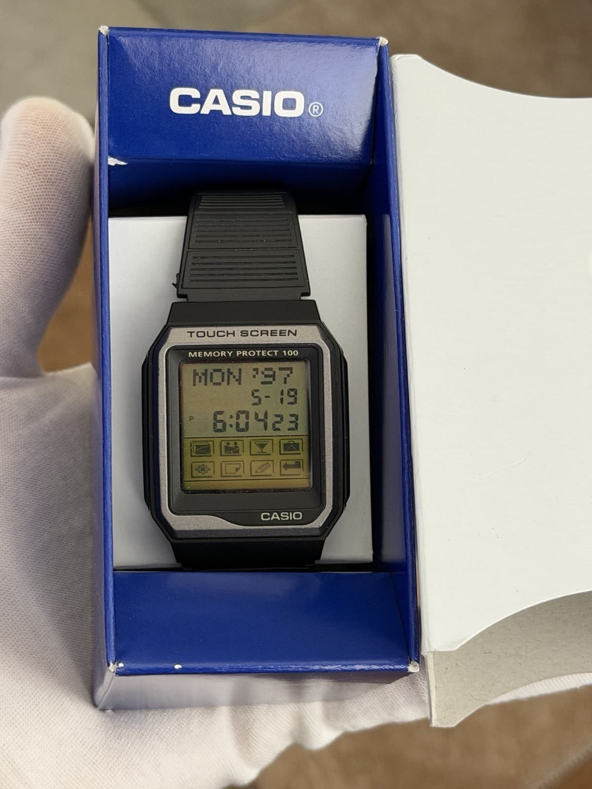 Rare Vintage Casio VDB-101 Men’s Touch Screen Digital Watch Module 1553 JDM 90s