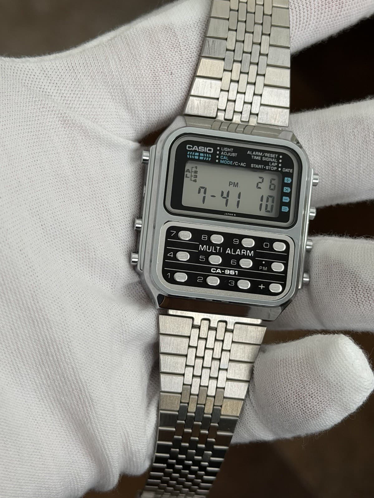 Rare Vintage Casio Multi Alarm CA-951 Men’s Digital Calculator Watch JDM 1980s