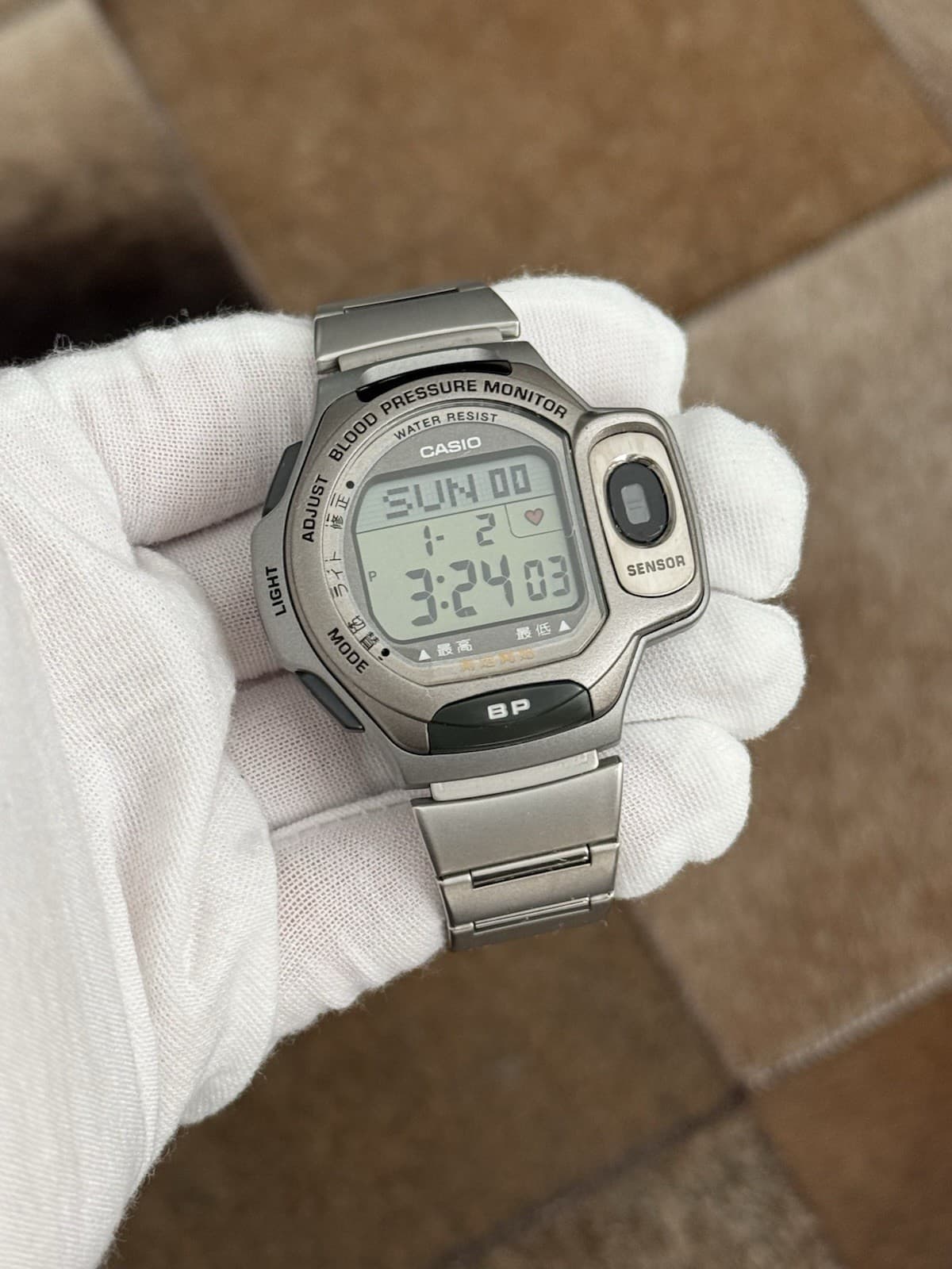 Rare Vintage Casio BP-1B Blood Pressure Monitor Men’s Digital Sports Watch JDM