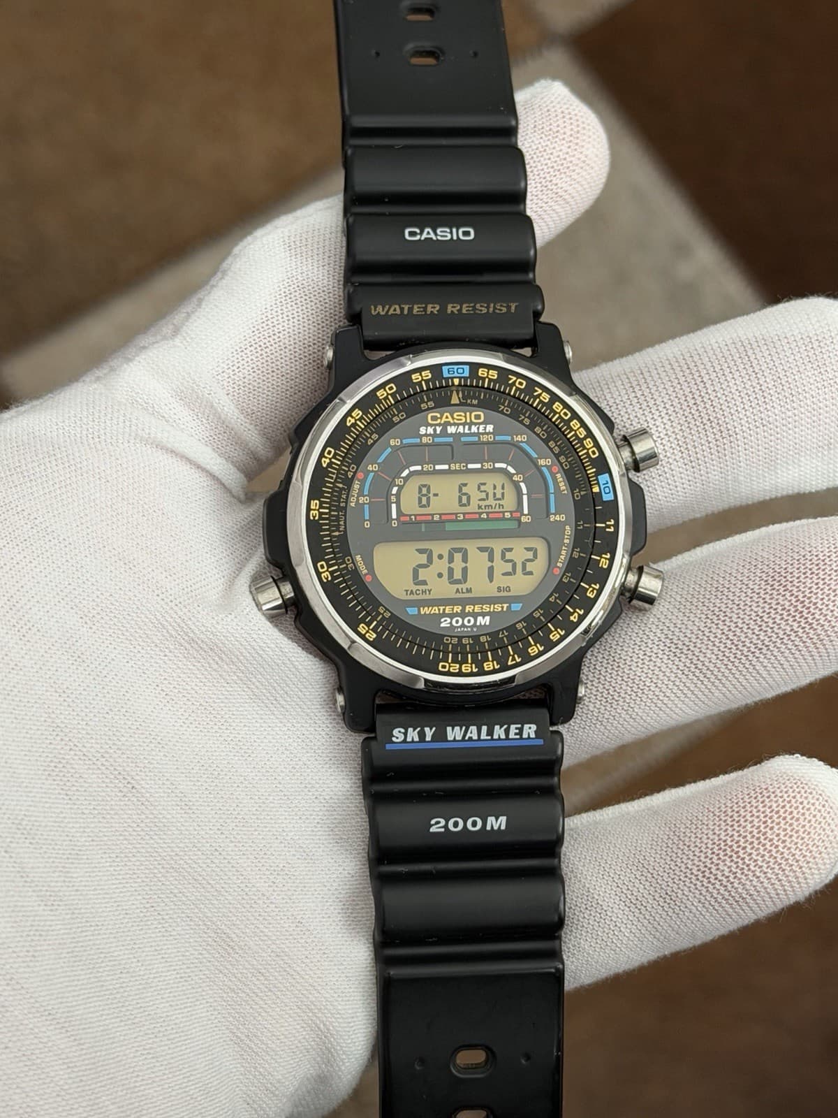 Rare Vintage Casio Sky Walker DW-401 Men’s Digital Sports Watch JDM 1980s