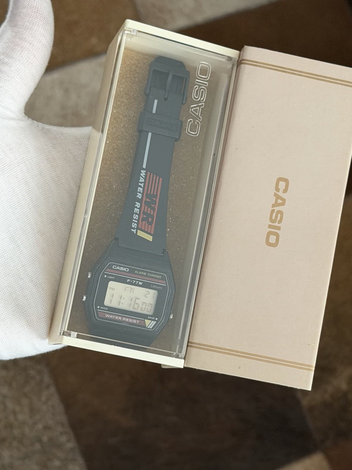 Rare Vintage Casio F-77W Alarm Chronograph Men’s Digital Sports Watch JDM 1980s