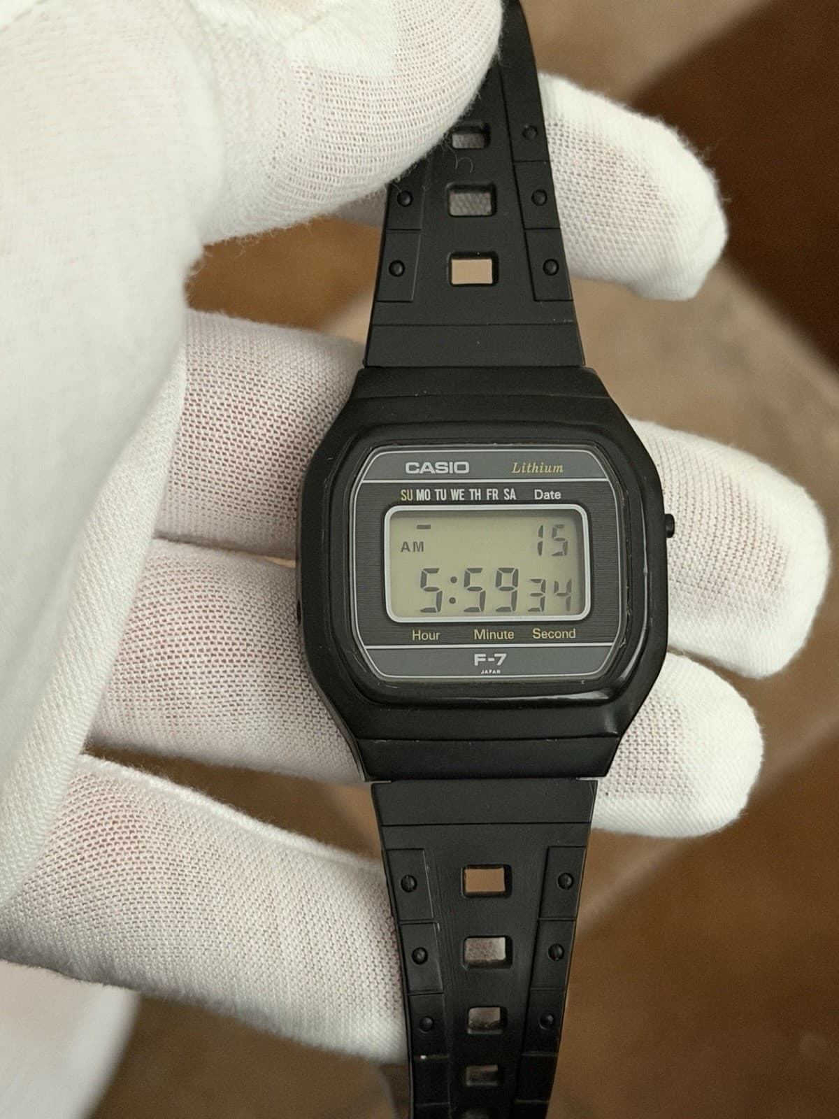 Rare Vintage Casio F-7 Men’s Digital Sports Watch JDM 1970s Module 58