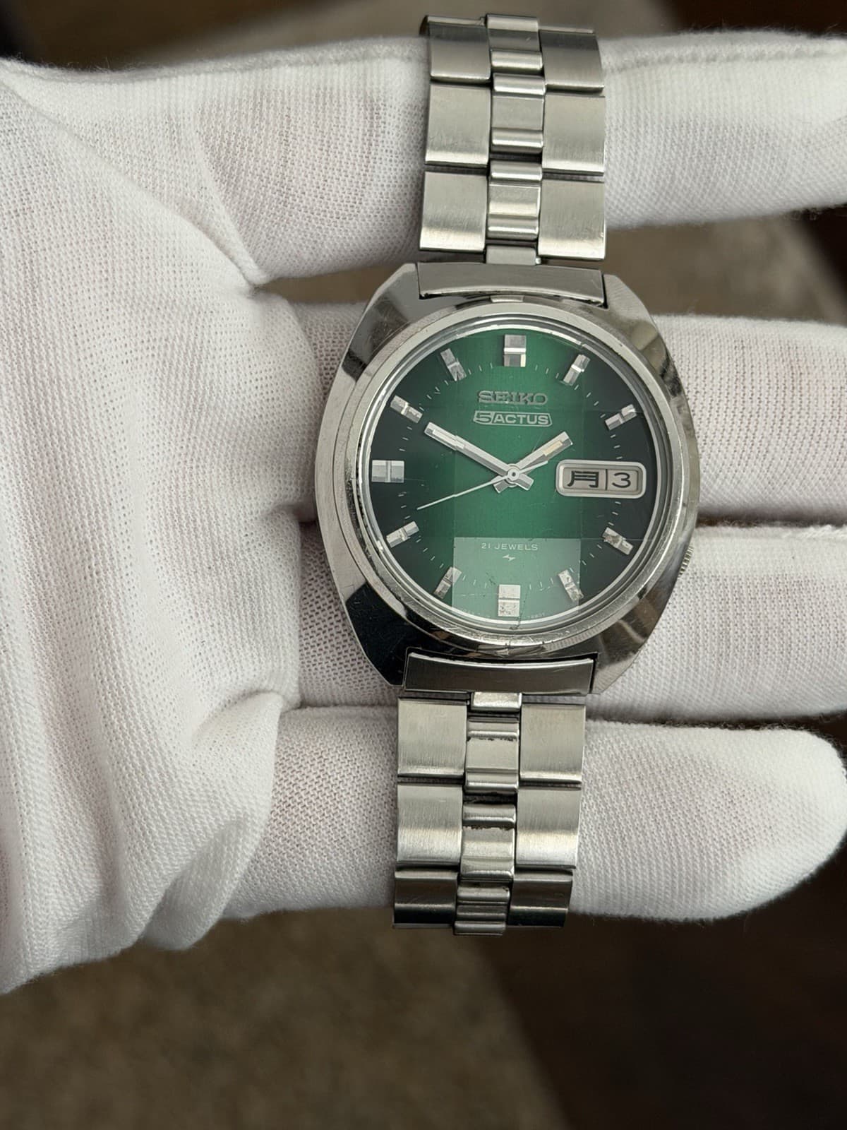 Rare Vintage Seiko 5 Actus 7019-7350 Men’s Automatic Dress Sports Watch JDM 70s