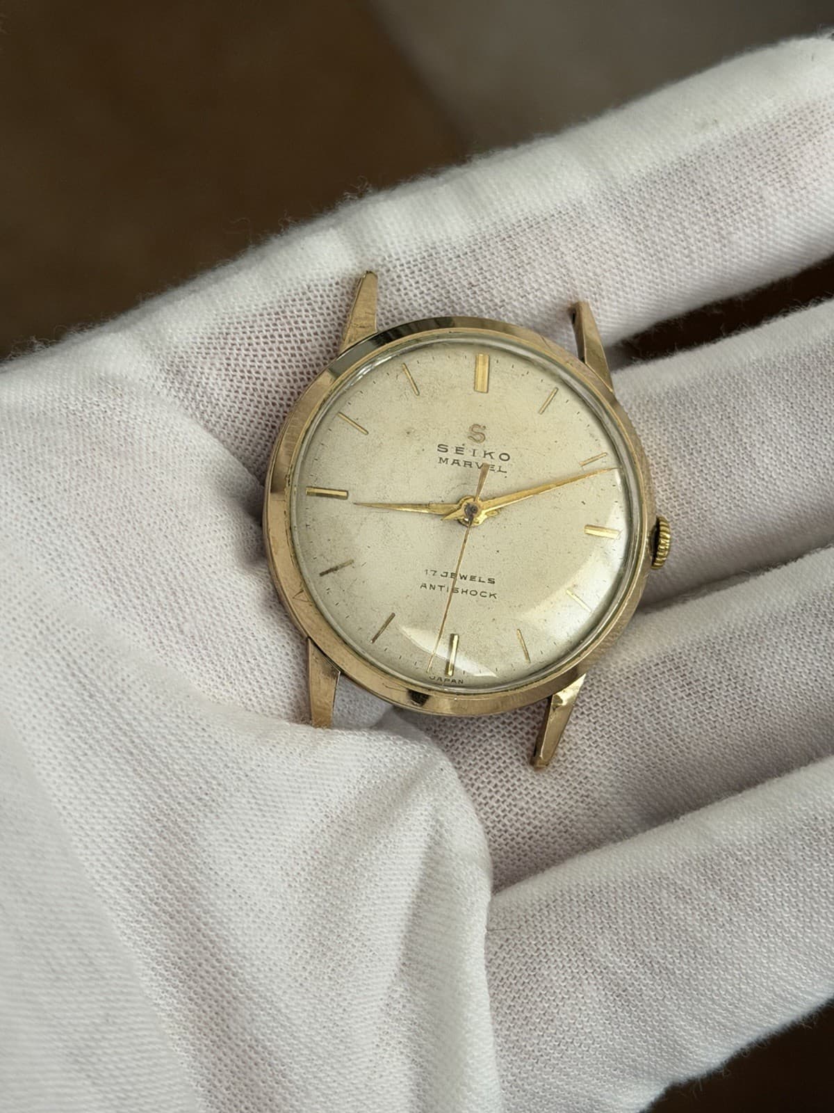 Rare Vintage Seiko Marvel 14045 Seikosha 17J Men’s Classic Dress Watch JDM 1950s
