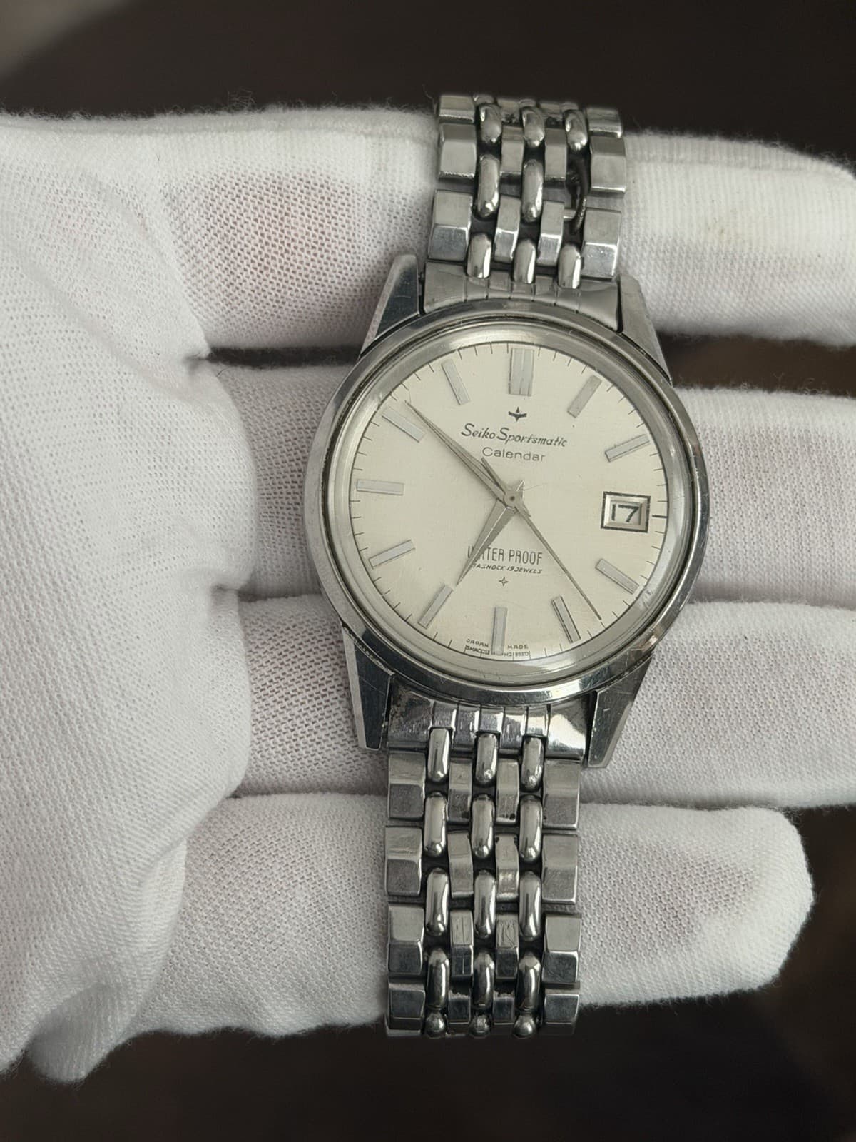 Rare Vintage Seiko Sportsmatic Calendar J13057 Men’s Classic Dress Watch JDM 60s
